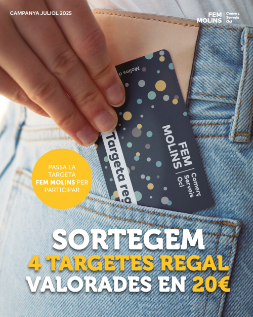 SORTEGEM 4 TARGETES REGAL
